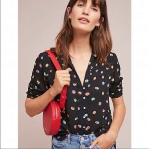 Anthropologie Buttons blouse